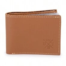 Men's Slim Wallet With Document Holder And Notes In Leather - 駝色 - 查看 2