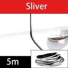 5M Transparent Car Door Edge PVC Anti-Scratch Protector, Automotive Anti-Collision Sealing Strip, Car Door Anti-Collision Protective Strips, Invisible Door Edge Anti-Scratch Guards