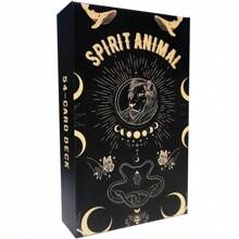 Spirit Animal Oracle Cards - 54 Cards Tarot & Oracle Deck Set, Tarot Meanings, Suitable For Beginners, Divination, Great Gift For Friends And Family, Applicable For Home Outdoor Camping Board Games,Tarot Meaning,Tarot Oracle Cards,Decks