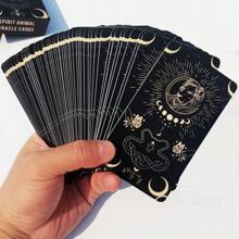Spirit Animal Oracle Cards - 54 Cards Tarot & Oracle Deck Set, Tarot Meanings, Suitable For Beginners, Divination, Great Gift For Friends And Family, Applicable For Home Outdoor Camping Board Games,Tarot Meaning,Tarot Oracle Cards,Decks