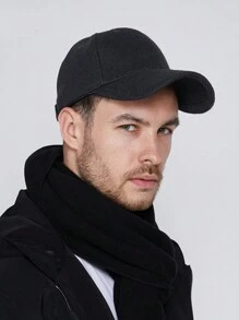 1 件黑色休闲可调节帽子，男女通用棒球帽，太阳帽 - 黑色 - 查看 7