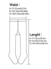 1 条女童紧身裤，冬季穿着，添加羊毛保暖层，儿童紧身裤，厚肉色连裤袜 - 黑色 - 查看 6