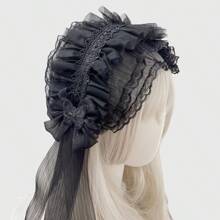 1pc/Set Women's Colorful Butterfly Decor & Wide Lace Headband Hair Accessories, Suitable For Daily Wear And Cosplay, Cute Style, Made Of Polyester And Spandex Halloween Valentine's Day