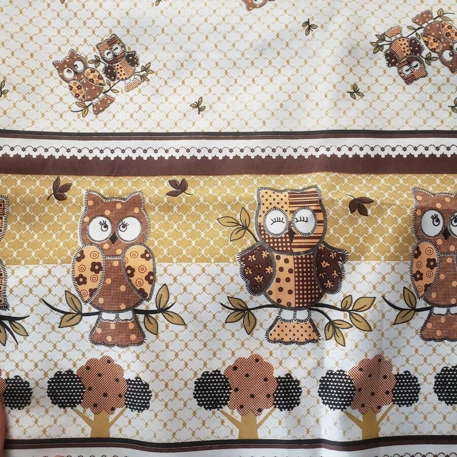 Oxford Premium Kitchen Tablecloth For 4, 6 And 8 Chairs - 貓頭鷹 - 查看 1