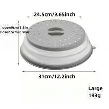Microwave Splash Proof Cover, High-Temperature Resistant Food Heating And Oil Proof Cover, Multifunctional Folding Refrigerator Food Preservation Cover, Easy To Store
