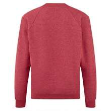 Fruit of the Loom Childrens Unisex Raglan Sleeve Sweatshirt (Heather Red) - Red - View 2
