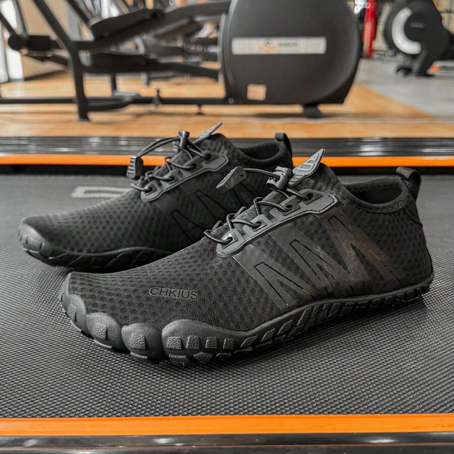Unisex Lightweight Barefoot Shoes, Quick Dry Breathable Water Shoes For Men Women Pool Beach Swimming Boating Hiking Surfing Walking - 黑色 - 查看 1