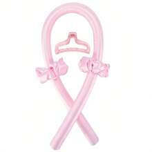 Heatless Hair Curlers For Long Hair With Silk Bonnet, Slouchy Crimper Satin Bonnet Single Layer Elastic Band Silk Sleep Cap Black Soft Adjustable Hair Cap Hair Wrap Large Bonnets For Sleeping. Soft Wave DIY Hair Rollers Styling Tool For Overnight No Heat Curling Rod Headband For Women And Girls