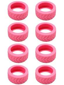 8 Pieces/Set Luggage Box Wheel Protection Cover Small Car Box Silent Wheel Cover Universal Noise Reduction Wheel Cover Travel Essentials Workout School Supplies Holiday Camping Holiday Essentials Vacation Accessories Bag For School School Accessories School Stuff