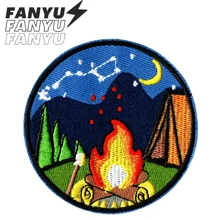 3-Inch Colorful Cool Hippie Punk Stylish Cartoon Outdoor Adventure Cycling Expedition Decorative Sew-On Patch Badge, DIY Clothing Accessory, Embroidery, Iron-On, Bag, Shoe, Hat Decor - Multicolor - View 1