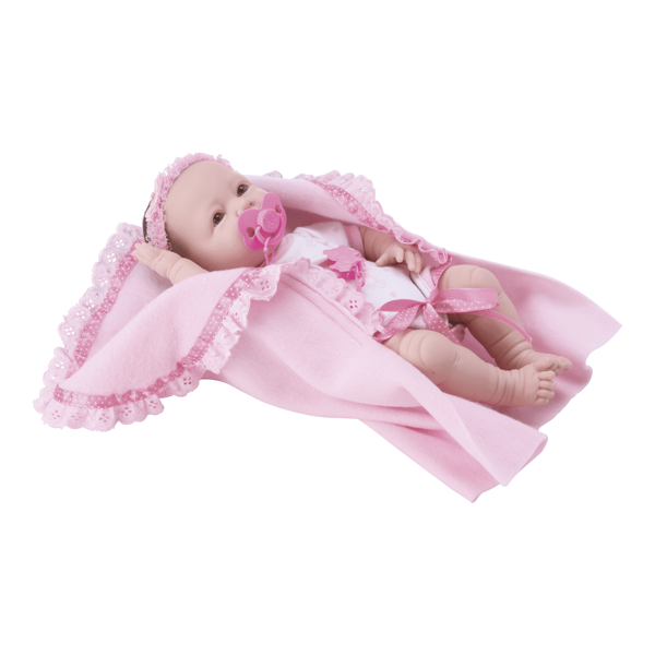 Boneca Bebê Reborn - New Born - Faz Xixi com acessorios