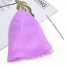 Hair Coloring Highlighting Cap Reusable Silicone Highlight Cap Pull Through Caps For Hair Dying Frosting Cap With Hook - Multicolor - View 9