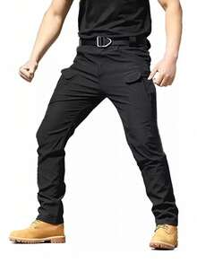 Ripstop Protective Pants, The Best Choice For Extreme Sports And Work Environments - Black - View 5