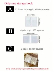 1/20/30 piezas Caja de almacenamiento de joyas de acrílico transparente, estuche de almacenamiento minimalista y creativo para collares y anillos - transparente - Ver 2