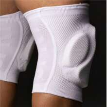 N1 Sport Spry Knit 3D Professional Volleyball Knee Pad Protection - 白色 - 查看 5