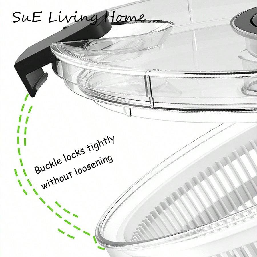 SuE Kitchen Salad Spinner Vegetable Dryer Spinner Split Structure