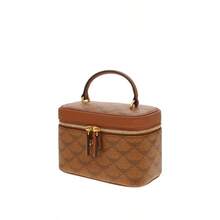 MCM Official Store LAURETOS Series Canvas & Leather Small Women Shoulder Crossbody Satchel MWRESAC02 - MWRESAC02CO001 Cognac - View 2