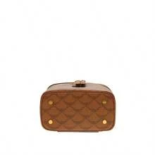 MCM Official Store LAURETOS Series Canvas & Leather Small Women Shoulder Crossbody Satchel MWRESAC02 - MWRESAC02CO001 Cognac - View 4