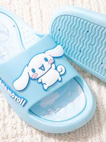 Sanrio Sanrio Cinnamoroll Slipper, Summer Cartoon Cute Soft Soles Indoor Bathroom, Non-Slip, Children's Slippers, For Girl