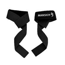 2pcs Power Strap Hard Pull Strap Men's Grip Strap Fitness Glove Weight Machine Exercise Pull-Up Non-Slip Wrist Brace - Hồng + Đen - Xem 2