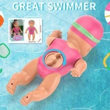 Swimming Doll Waterproof Water Baby Doll With Movable Joint And Suit Bathtub Toy Birthday Gift For Kids Bath Toys, Sprinkler, Baby Bath Tub, Bath Toys, Bath Toy, Baby Bath Toys, Bath Toys, Toys, Bath Toy