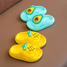 Girls' Cloud Slide Flip Flops (Pineapple/Avocado/Orange/Strawberry) 21 To 40 - 綠色 - 查看 2
