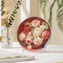 Hộp quà tặng đĩa gốm 4 chiếc, ngẫu nhiên 4 mẫu khác nhau, cao cấp, lễ tạ ơn, halloween, quà tặng sinh nhật, đồ dùng trên bàn ăn - Nhiều màu - Xem 1