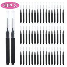 20pcs/50pcs Disposable Mini Eyebrow Brush Lightweight Eyebrow Lifting Brushes Micro Eyelash Brush Applicator Tool Portable Eyebrow Perm Brush
