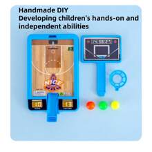 1/10/20 件迷你手指篮球投篮游戏、桌面互动游戏、派对游戏、节日配件、生日派对用品、生日礼物 - 多顏色 - 查看 4