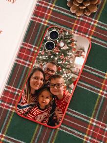 1 pieza Funda de teléfono de silicona líquida personalizada compatible con iPhone 15 Pro Max / etc.