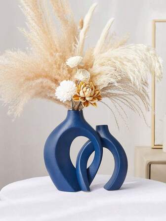 1pc/2pcs Per Set Nordic Ins Morandi Creative Hollow Vase Minimally Hydroponic Flower Utensils Home Decor Luxury Set Vase Ins Style Home Decor Decor Minimally Wabi Sabi Style Room Decor Flower Vase Glass Vase