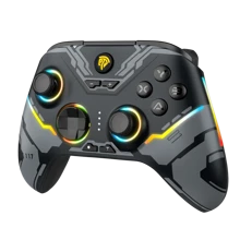 EasySMX X15 Controlador inalámbrico 2.4G para PC y múltiples plataformas con vibración y botones de gatillo, gamepad inalámbrico Bluetooth mejorado con joystick de efecto Hall/gatillo/iluminación RGB - Sin deriva del joystick, sin zona muerta - Compatible con Windows PC, PS3, Android, Steam y Switch - Negro - Ver 13