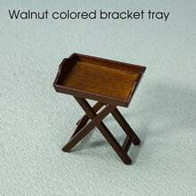 1:12 Scale Miniature Wooden Fruit Plate, Tray, Platter For Dollhouse Kitchen Micro Scene - Multicolor - View 12