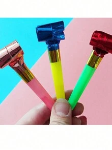 10/20 chiếc còi, đồ chơi vui nhộn, sinh nhật/tiệc/sinh nhật của đội cổ vũ, mũi dài (Màu sắc ngẫu nhiên) - Nhiều màu - Xem 3