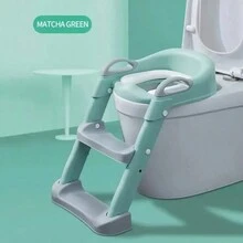 TAIMASI Potty Training Seat With Step Stool Ladder, Toddler Potty Training Toilet For Kids, Potty Chair Adjustable Potty Seat For Toilet With Anti-Slip Wide Steps Splash Guard Safety Handles  - Perfect For Thanksgiving, Christmas, New Year's, Easter, And Back-To-School Season - Green - View 2