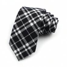 ZONFAZ 1 Cà vạt nam thời trang thường ngày nhiều màu kẻ caro 2,4 inch (6cm), kết cấu mềm mại và thoải mái, phù hợp với mọi mùa, lý tưởng cho đám cưới, lễ kỷ niệm, tiệc tùng Cà vạt nam - Nhiều màu - Xem 9