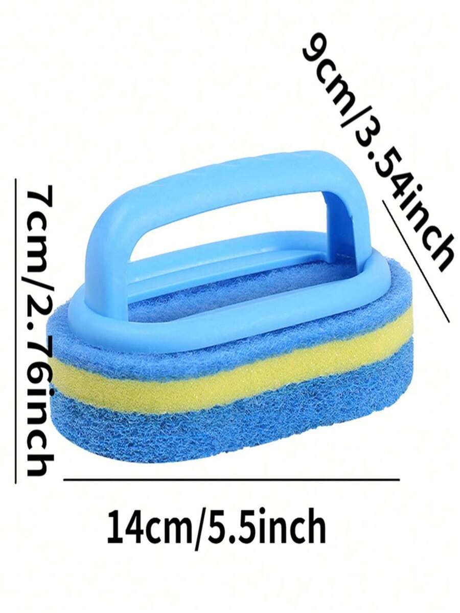 Powerful Sponge Scrub Brush For MultiPurpose Cleaning, Including