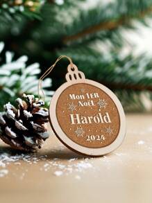 1 Pc Personalized Christmas Ornaments,Custom Christmas Decorations With Name ,Christmas Tree Decorations,Christmas Ornaments Set,Christmas Decorations Indoor,Christmas Decorations For Tree,Cute Christmas Decor For Family,Personalized Christmas Gifts.Personalized Gifts For Women,Men,Mother,Father,Mom