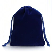 5pcs/10pcs Pack Drawstring Velvet Bags, Earphones, Power Bank, Jewelry Accessories, Jewelry & Cosmetics Packaging Velvet Pouches