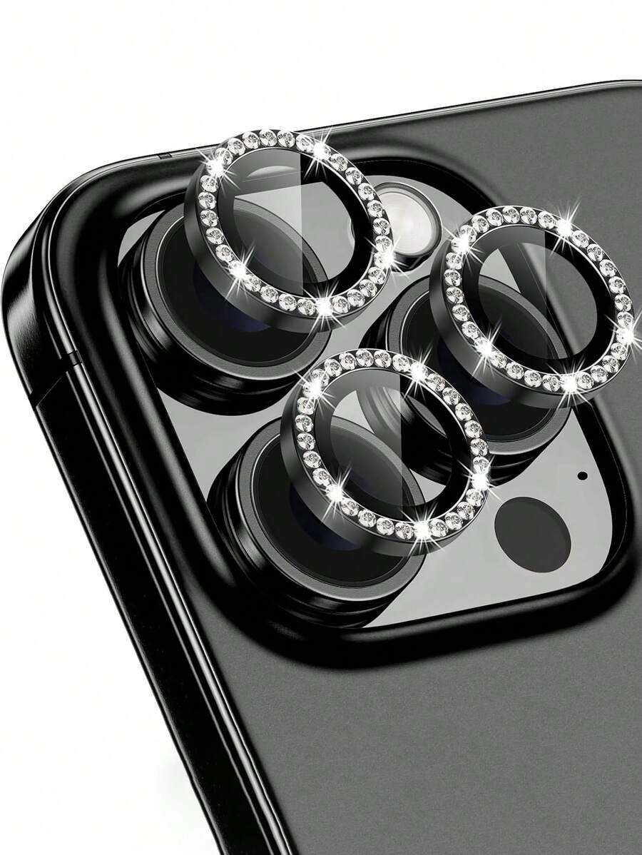 3pcs Camera Lens Protector Film For IPhone 16 Pro/16 Pro Max, Shiny ...