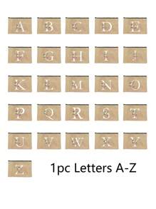 1 túi đựng mỹ phẩm in chữ cái A-Z, quà tặng cho bé gái, túi đựng đồ in họa tiết chữ cái tối giản phong cách retro dễ thương, túi trang điểm, túi đựng đồ nhỏ, túi đựng đồ vệ sinh cá nhân, ví cầm tay, túi đựng đồ gấp gọn nhẹ, túi mua sắm tối giản, ví cầm tay quà tặng giáo viên, túi đựng đồ cho y tá/bác sĩ/giáo viên, thích hợp để đựng đồ trang điểm cá nhân khi đi du lịch, túi đựng mỹ phẩm, túi đựng đồ trang điểm. - Màu Khaki - Xem 3