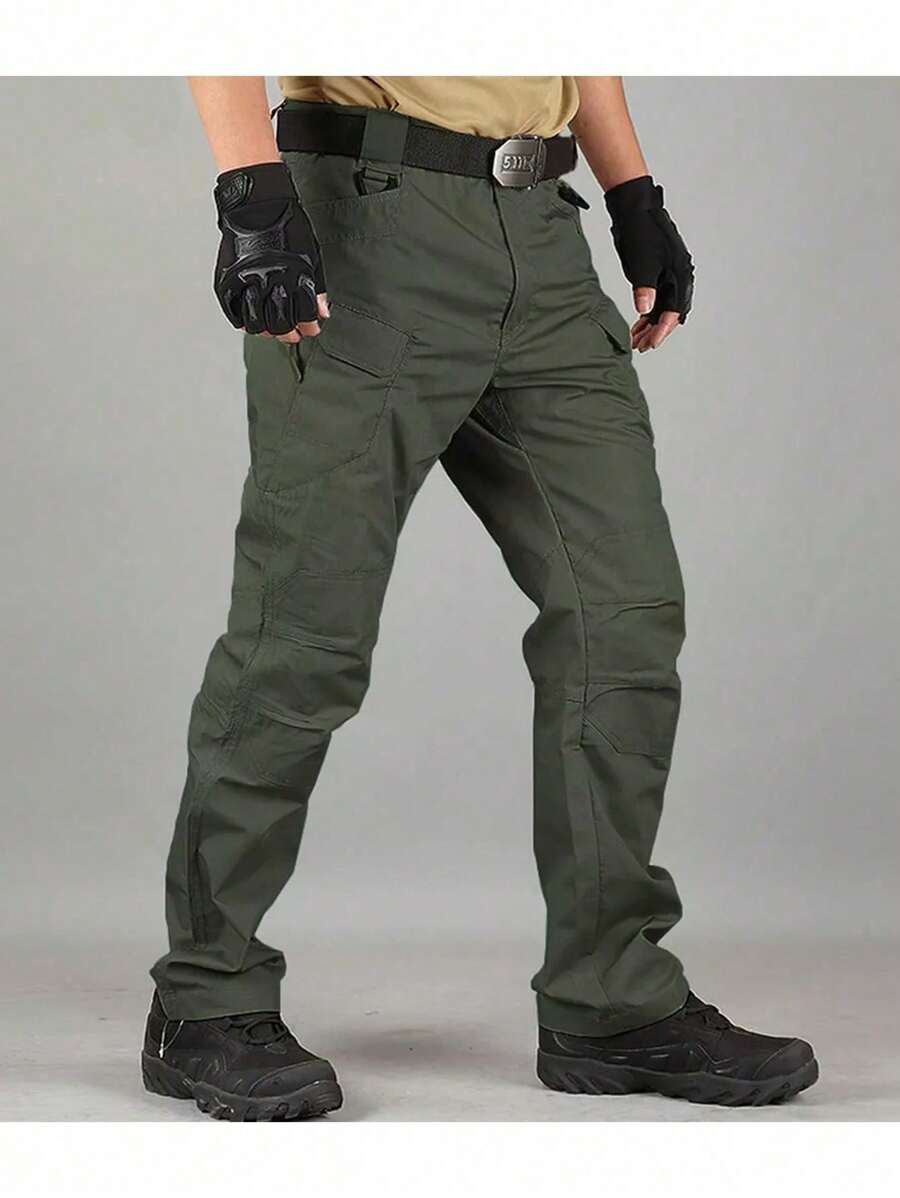 Tactical Pants With Multi-Pocket Design, Functionality And Style Combined To Adapt To Any Environment - Army Green - View 1