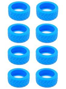 8 Pieces/Set Luggage Box Wheel Protection Cover Small Car Box Silent Wheel Cover Universal Noise Reduction Wheel Cover Travel Essentials Workout School Supplies Holiday Camping Holiday Essentials Vacation Accessories Bag For School School Accessories School Stuff