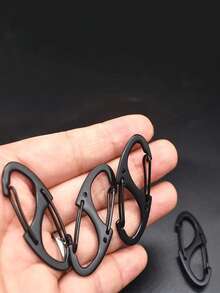 Bộ khóa kéo ba lô 2/4/6 chiếc, Kẹp khóa kéo chống trộm, Móc khóa kim loại đa năng Carabiner chữ S, Khóa kéo dễ kéo, Mặt dây chuyền móc chìa khóa chống thất lạc, Khóa kim loại di động hình chữ S để cắm trại và đi bộ đường dài ngoài trời, Phụ kiện DIY thủ công cho phụ nữ - Nhiều màu - Xem 3