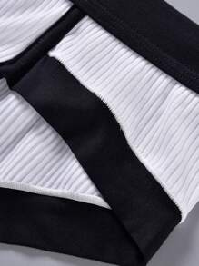 3 Pcs Men's Multicolor Comfort Triangle Pants, Fashionable And Simple Men's Briefs