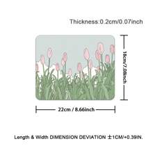 Mouse Pad Large XXL Tulip Long Mouse Pad Printing Animation Landscape Beautiful Cute Mouse Pad  Rubber Mouse Pad Computer Accessories Keyboard Mouse Popular Mat Table Mat Floor Mat Gift To Send Male And Female Friends Game Mouse Pad