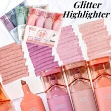 4 cái/hộp Đầy màu sắc Lung linh Đèn huỳnh quang Bút , Học sinh DIY Đánh dấu Viết tháu Bút - Nhiều màu - Xem 13