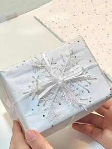 Bộ 3 bông tuyết trang trí Giáng sinh, thích hợp cho cây thông Noel, vòng hoa, hiên nhà, cửa sổ, đồ thủ công tự làm, đồ trang trí treo Giáng sinh, nhiều đồ trang trí khác nhau - Nhiều màu - Xem 3