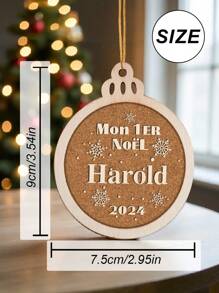 1 Pc Personalized Christmas Ornaments,Custom Christmas Decorations With Name ,Christmas Tree Decorations,Christmas Ornaments Set,Christmas Decorations Indoor,Christmas Decorations For Tree,Cute Christmas Decor For Family,Personalized Christmas Gifts.Personalized Gifts For Women,Men,Mother,Father,Mom