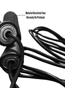 Jump Rope With Bearing Physical Exercise Bodybuilding Training Fitness Multifunctional - 黑色 - 查看 2